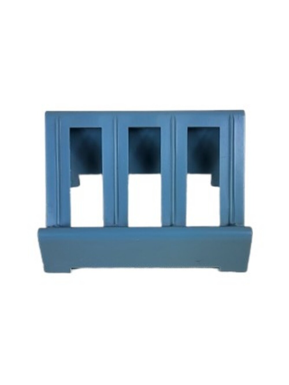 Tupperware Country Blue Recipe Business Card Holder